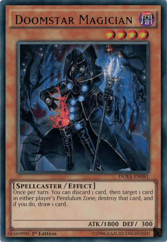 Doomstar Magician [DUEA-EN081] Ultra Rare - Josh's Cards