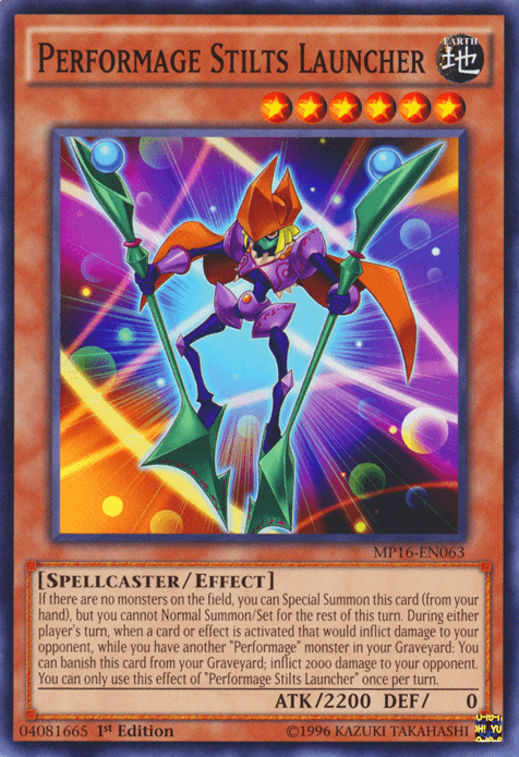 Performage Stilts Launcher [MP16-EN063] Common - Josh's Cards