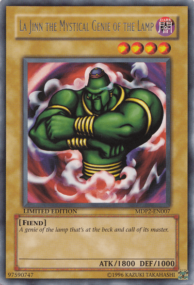 La Jinn the Mystical Genie of the Lamp [MDP2-EN007] Rare - Josh's Cards