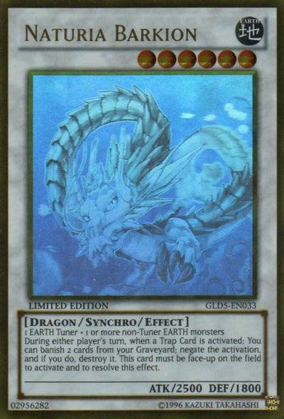 Naturia Barkion [GLD5-EN033] Ghost/Gold Rare - Josh's Cards