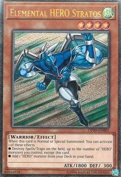 Elemental HERO Stratos [OP09-EN001] Ultimate Rare - Josh's Cards