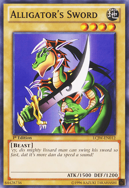Alligator's Sword [LCJW-EN012] Common - Josh's Cards
