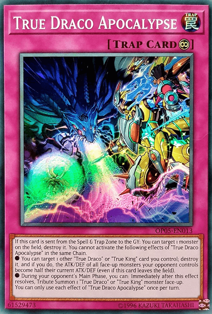 True Draco Apocalypse [OP05-EN013] Super Rare - Josh's Cards