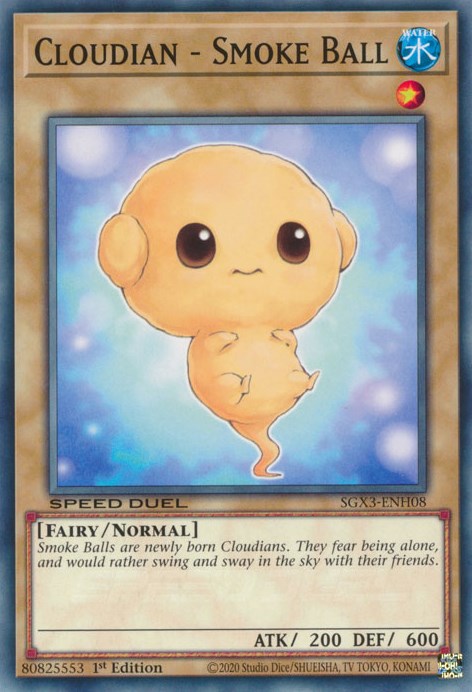 Cloudian - Smoke Ball (SGX3-ENH08) - Speed Duel GX: Duelists of Shadows 1st Edition