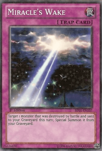 Miracle's Wake [BP01-EN107] Starfoil Rare - Josh's Cards