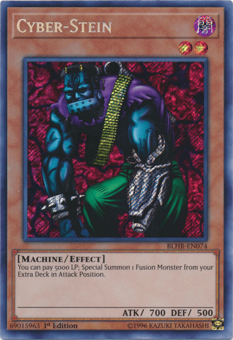 Cyber-Stein [BLHR-EN074] Secret Rare - Josh's Cards