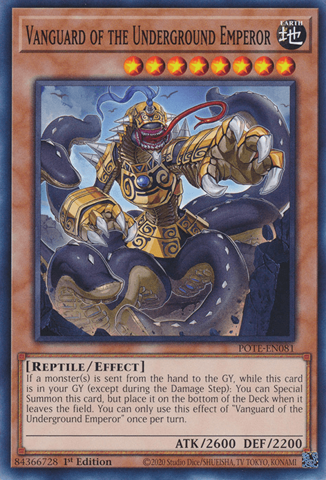 Vanguard of the Underground Emperor [POTE-EN081] Common - Josh's Cards