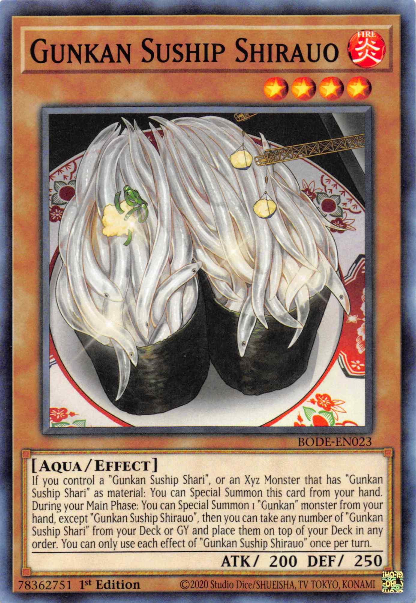 Gunkan Suship Shirauo [BODE-EN023] Common - Josh's Cards