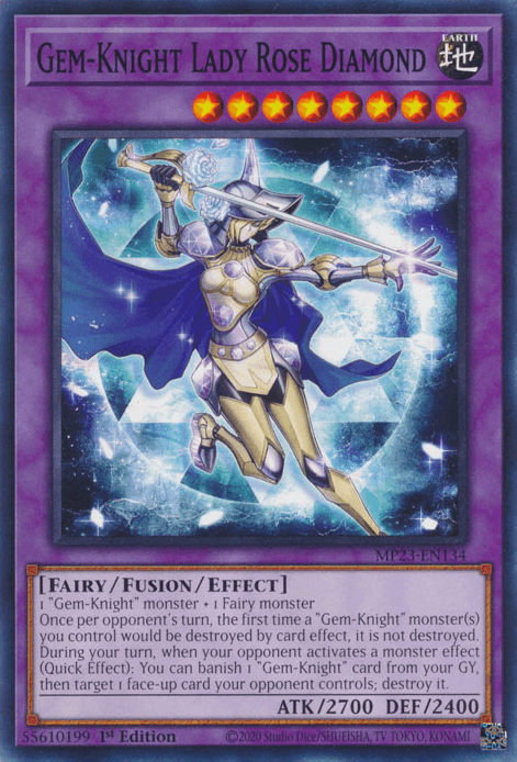 Gem-Knight Lady Rose Diamond [MP23-EN134] Common - Josh's Cards