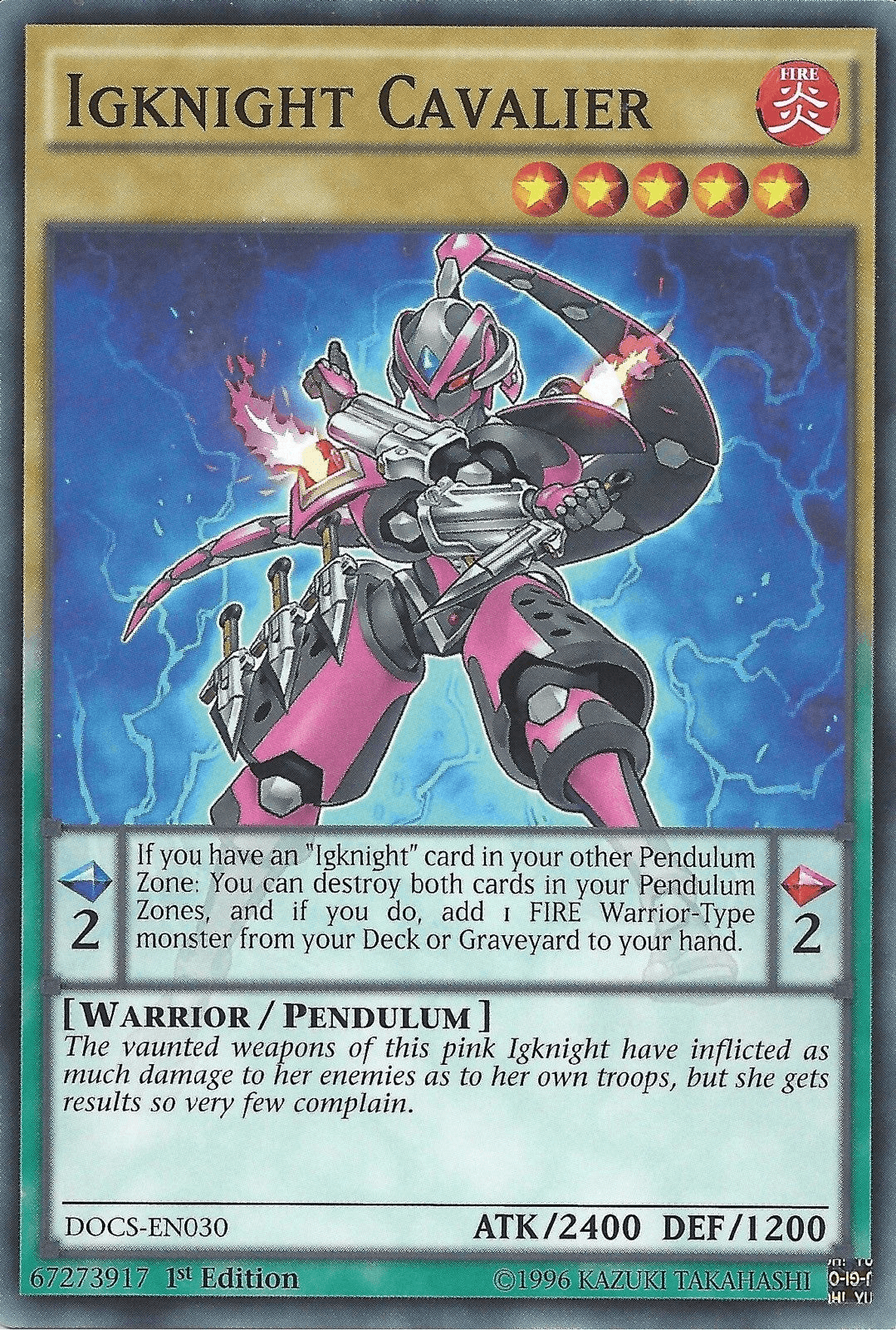 Igknight Cavalier [DOCS-EN030] Common - Josh's Cards
