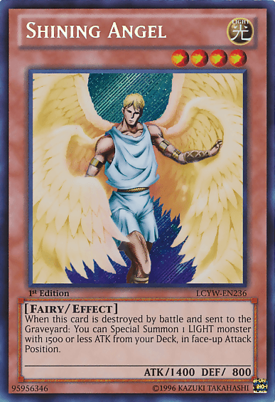 Shining Angel [LCYW-EN236] Secret Rare - Josh's Cards