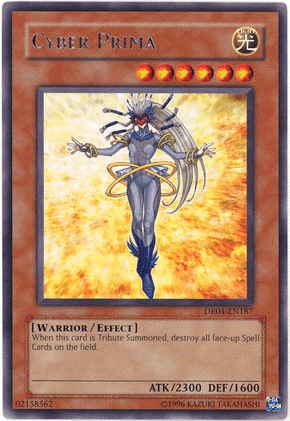 Cyber Prima [DR04-EN187] Rare - Josh's Cards