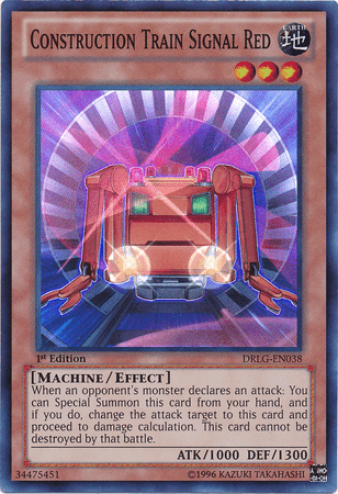 Construction Train Signal Red [DRLG-EN038] Super Rare - Josh's Cards