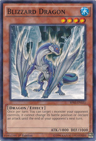 Blizzard Dragon [BP03-EN031] Shatterfoil Rare - Josh's Cards