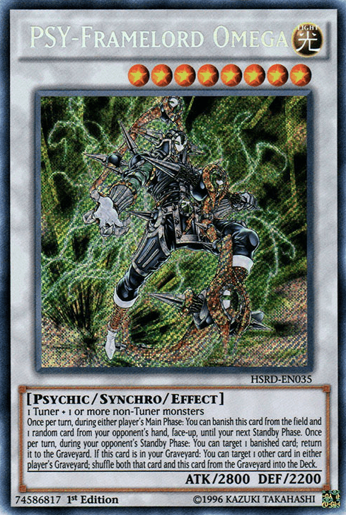 PSY-Framelord Omega [HSRD-EN035] Secret Rare - Josh's Cards