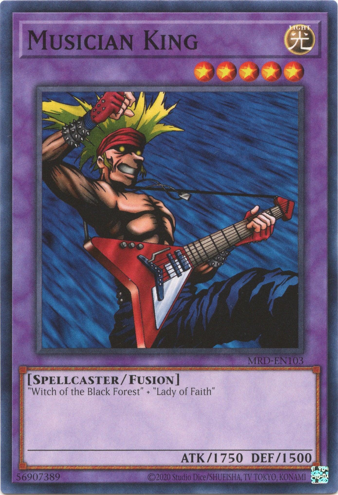 Musician King (25th Anniversary) [MRD-EN103] Common - Josh's Cards