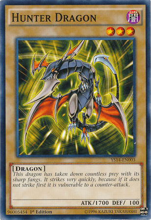 Hunter Dragon [YS14-EN003] Common - Josh's Cards
