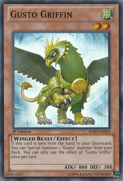 Gusto Griffin [HA07-EN004] Super Rare - Josh's Cards