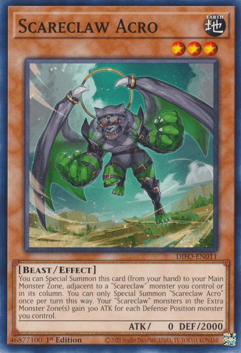 Scareclaw Acro [DIFO-EN011] Common - Josh's Cards