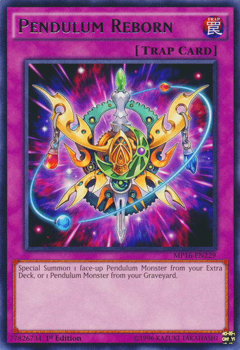 Pendulum Reborn [MP16-EN229] Rare - Josh's Cards