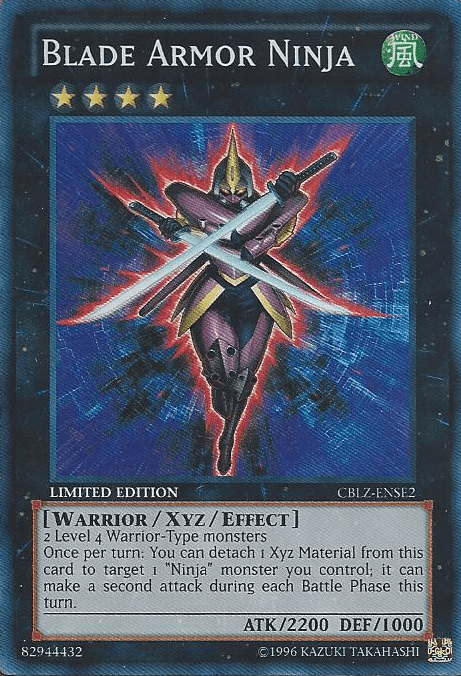 Blade Armor Ninja [CBLZ-ENSE2] Super Rare - Josh's Cards