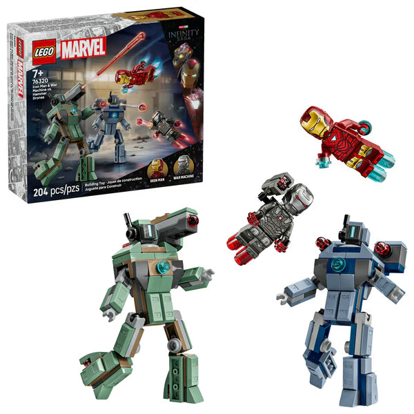 LEGO: Marvel - Iron Man & War Machine vs. Hammer Drones 76320