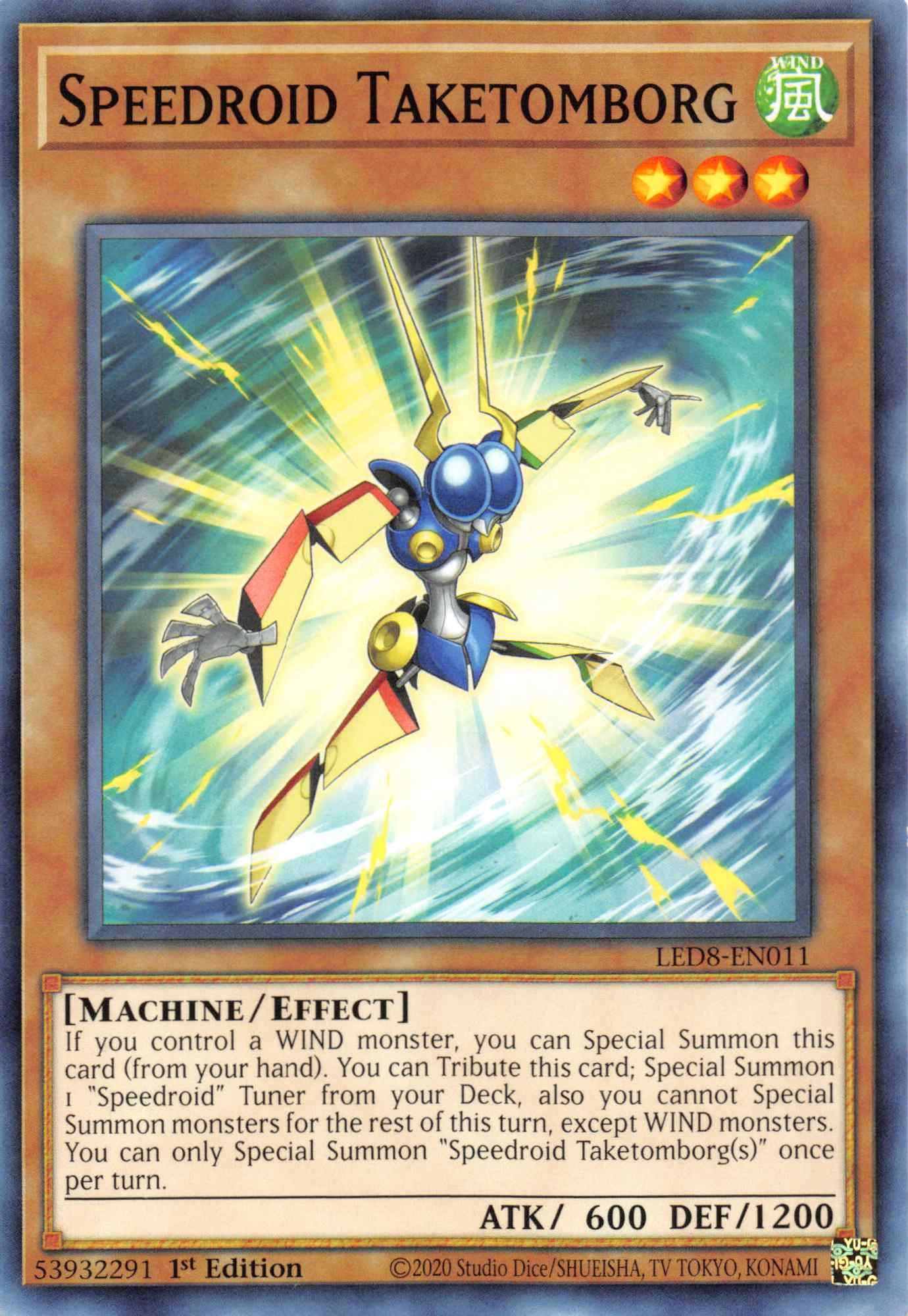 Speedroid Taketomborg [LED8-EN011] Common - Josh's Cards
