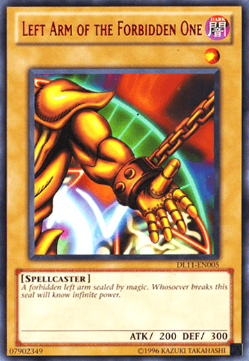 Left Arm of the Forbidden One (Red) [DL11-EN005] Rare - Josh's Cards