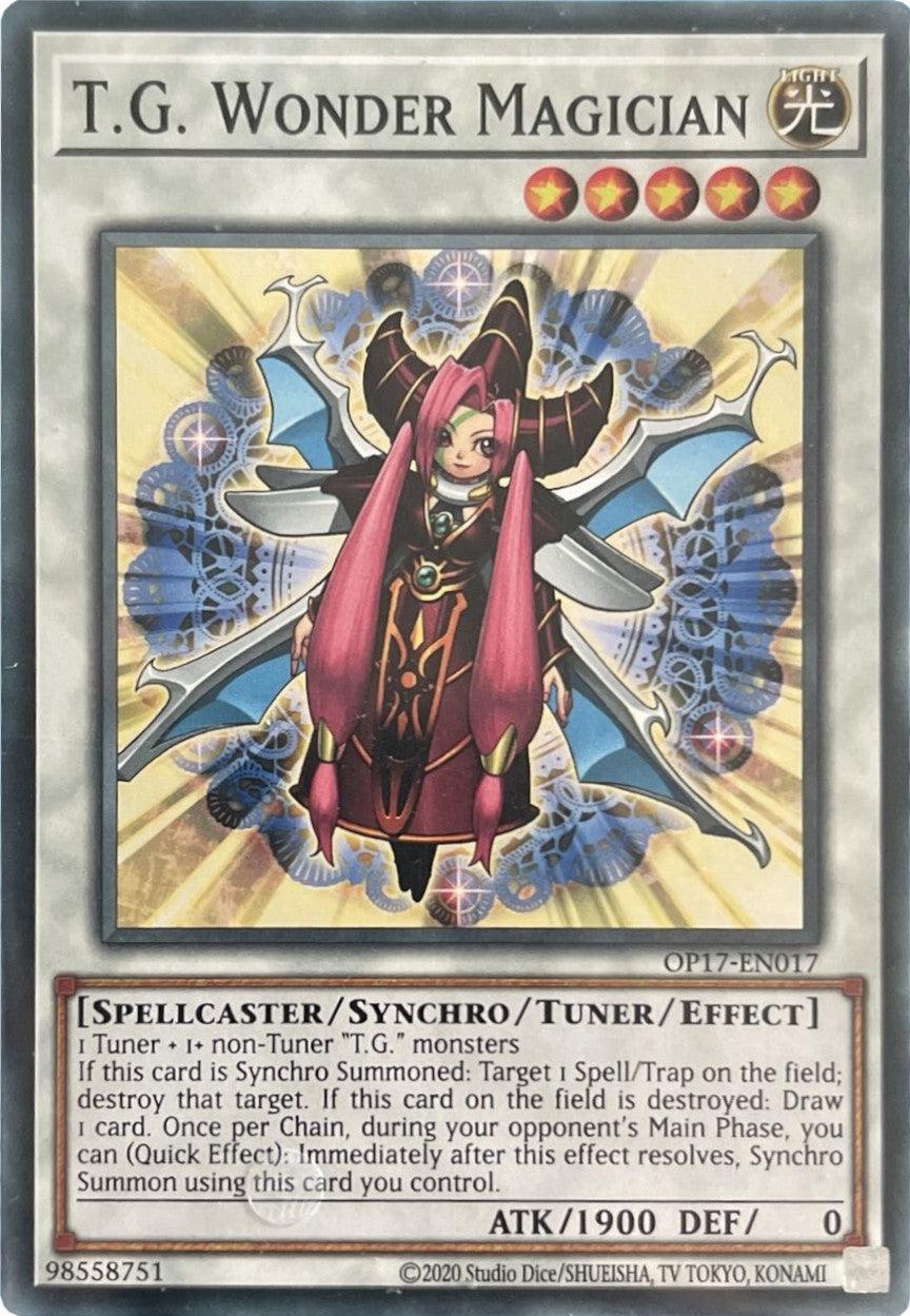 T.G. Wonder Magician [OP17-EN017] Common - Josh's Cards