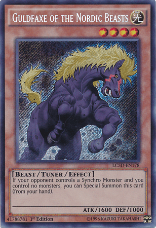 Guldfaxe of the Nordic Beasts [LC5D-EN178] Secret Rare - Josh's Cards