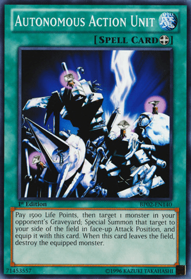Autonomous Action Unit [BP02-EN140] Common - Josh's Cards
