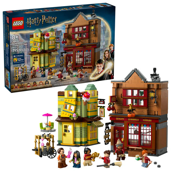 LEGO: Harry Potter - Quality Quidditch Supplies and Florean Fortescue’s Ice Cream Parlour 76452