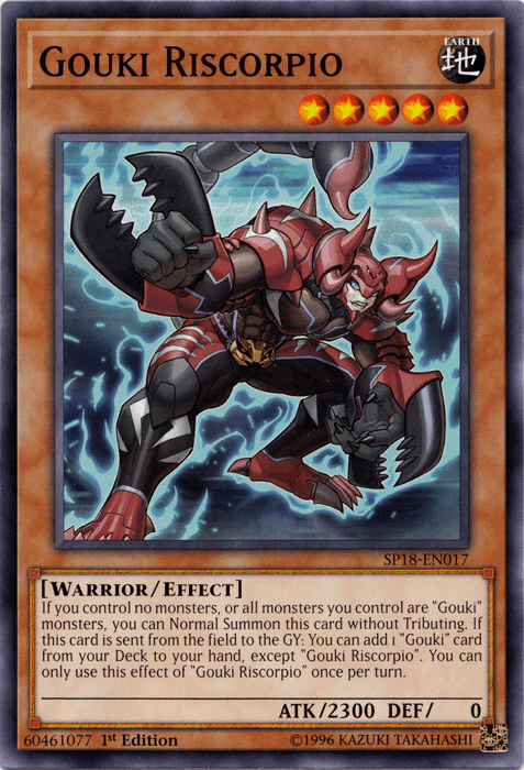 Gouki Riscorpio [SP18-EN017] Common - Josh's Cards