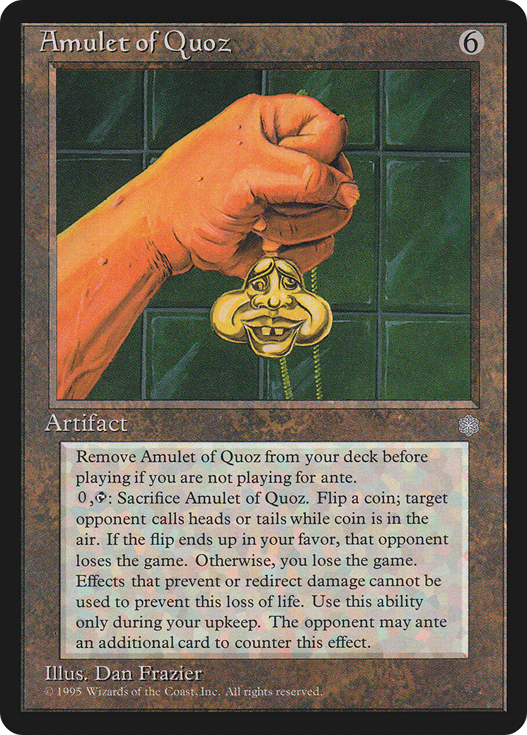 Amulet of Quoz (ICE-) - Ice Age