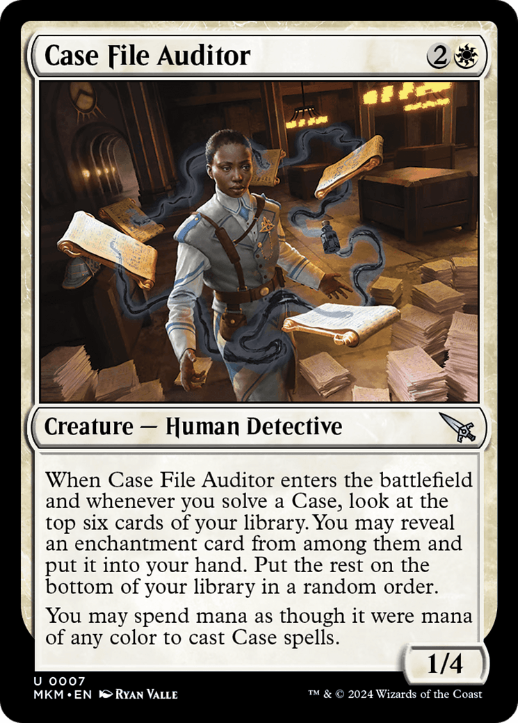 Case File Auditor (Black) [Murders at Karlov Manor] - Josh's Cards