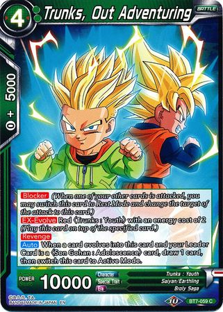 Trunks, Out Adventuring (BT7-059) [Assault of the Saiyans] Parallel Foil