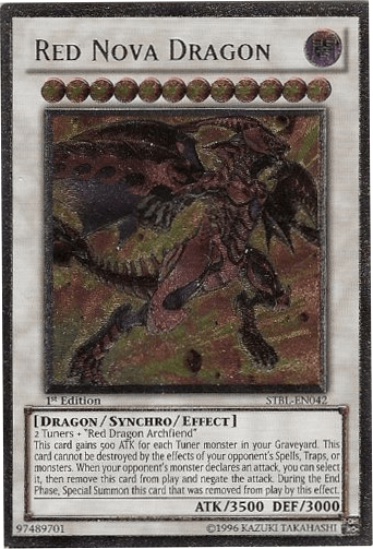 Red Nova Dragon [STBL-EN042] Ultimate Rare - Josh's Cards