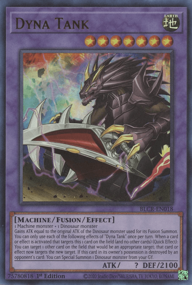 Dyna Tank [BLCR-EN018] Ultra Rare - Josh's Cards