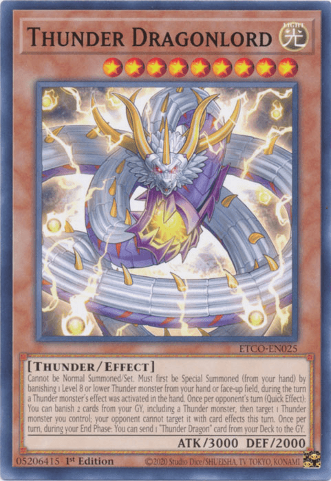 Thunder Dragonlord [ETCO-EN025] Common - Josh's Cards