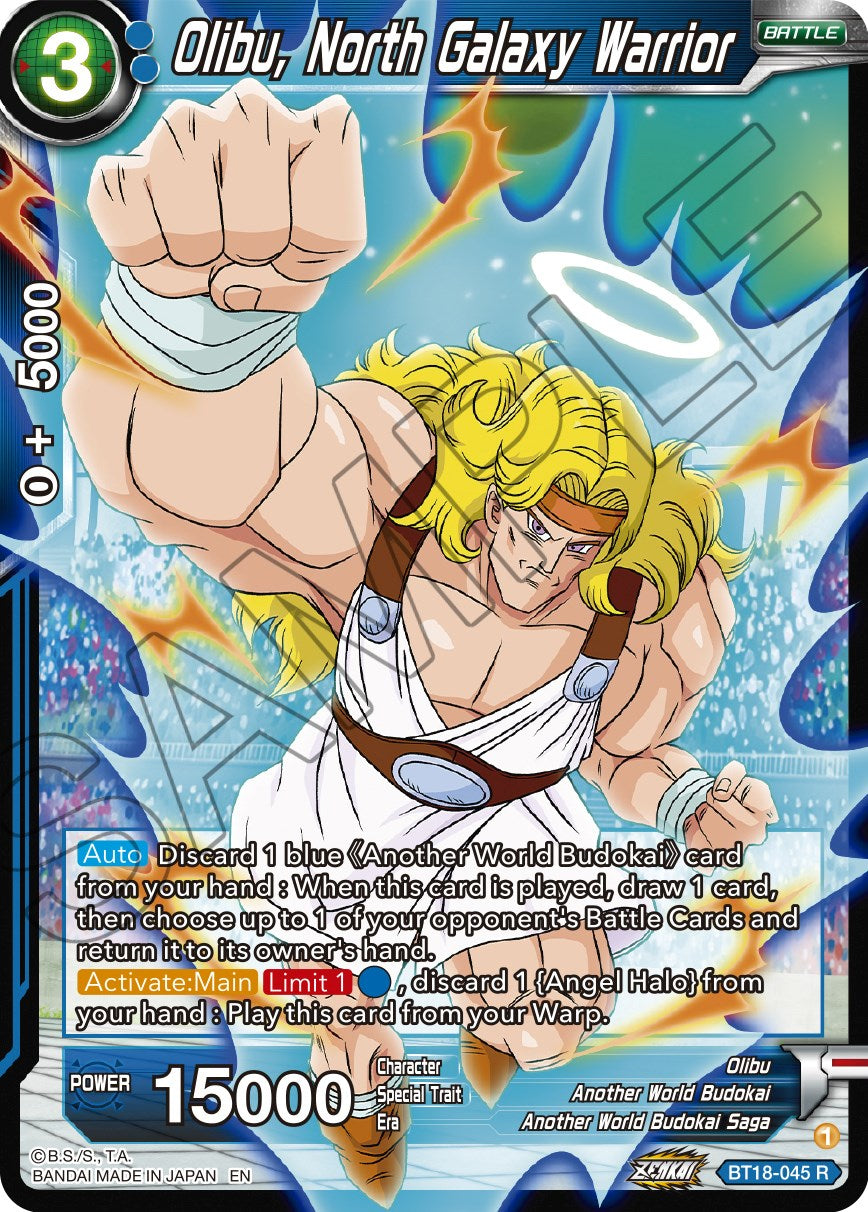 Olibu, North Galaxy Warrior (BT18-045) [Dawn of the Z-Legends] Parallel Foil