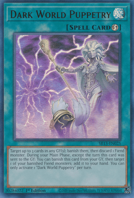 Dark World Puppetry [SR13-EN025] Ultra Rare - Josh's Cards