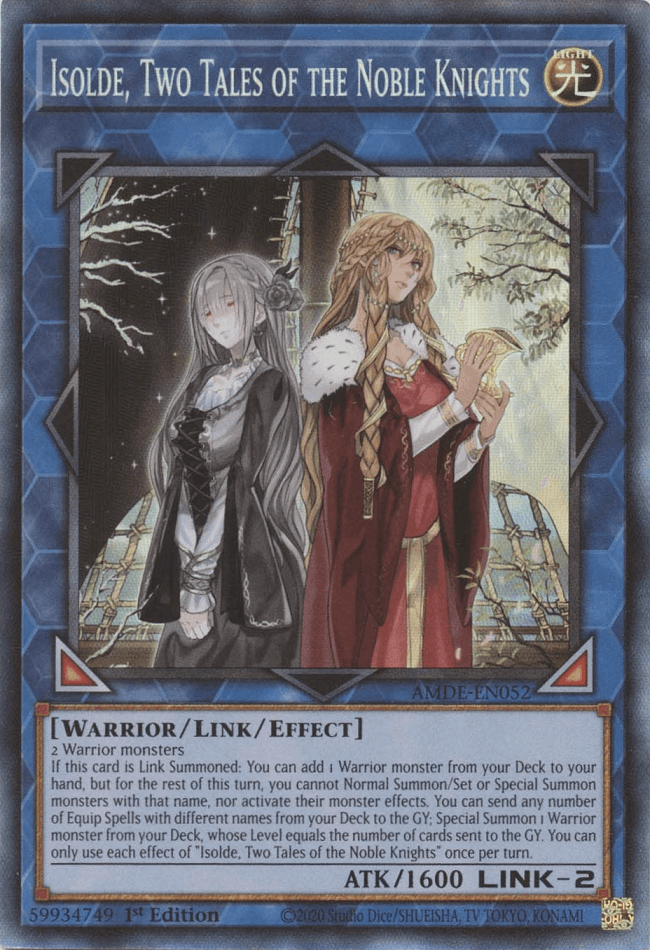 Isolde, Two Tales of the Noble Knights [AMDE-EN052] Collector's Rare - Josh's Cards