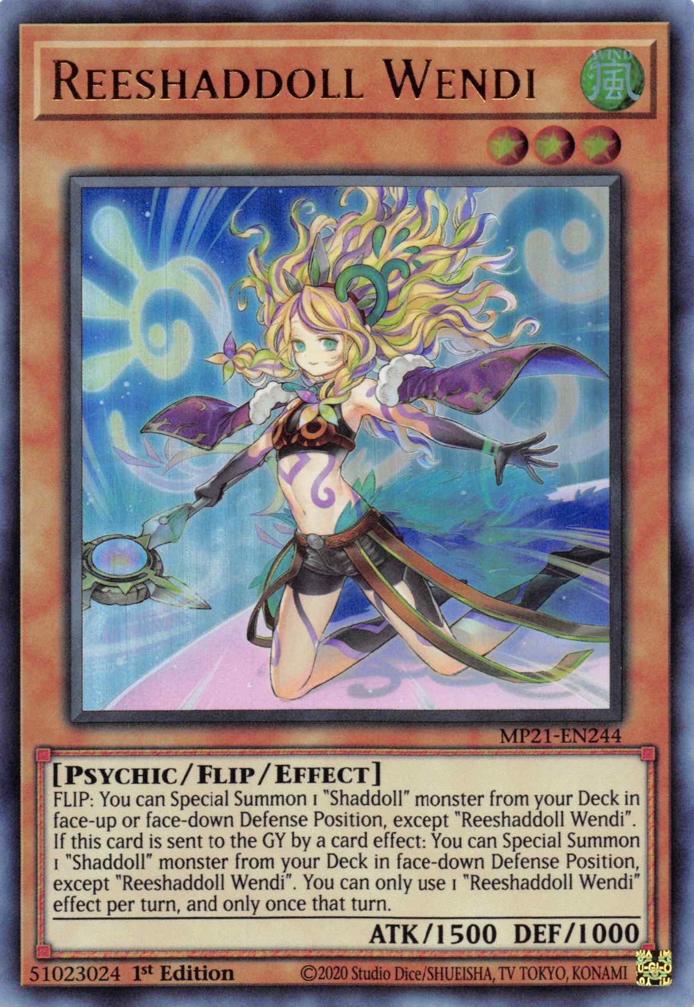 Reeshaddoll Wendi [MP21-EN244] Ultra Rare - Josh's Cards
