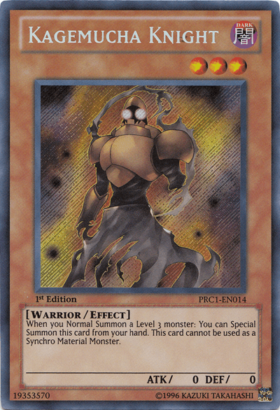 Kagemucha Knight [PRC1-EN014] Secret Rare - Josh's Cards