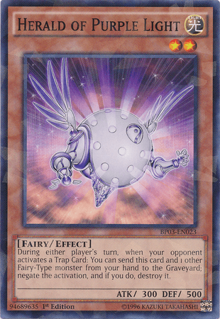 Herald of Purple Light [BP03-EN023] Shatterfoil Rare - Josh's Cards