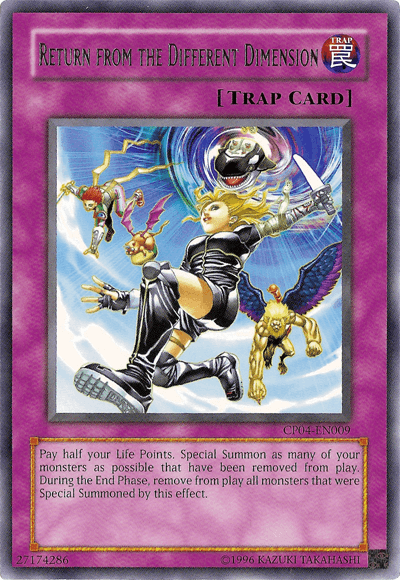 Return from the Different Dimension [CP04-EN009] Rare - Josh's Cards