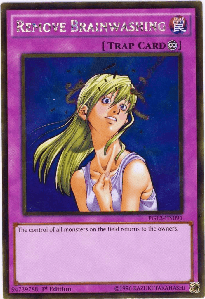 Remove Brainwashing [PGL3-EN091] Gold Rare - Josh's Cards