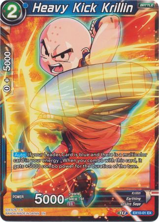 Heavy Kick Krillin (EX10-01) [Namekian Surge] Parallel Foil
