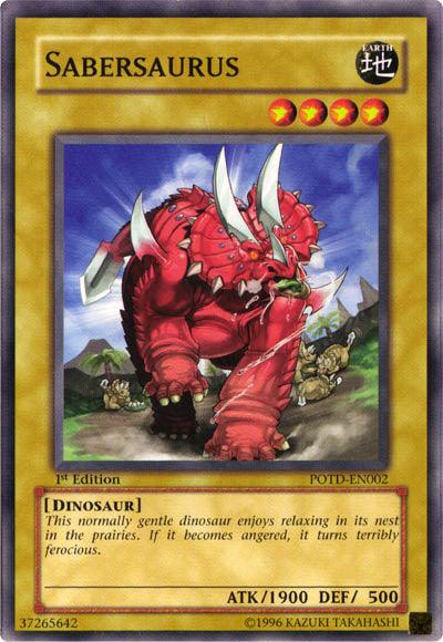 Sabersaurus [POTD-EN002] Common - Josh's Cards