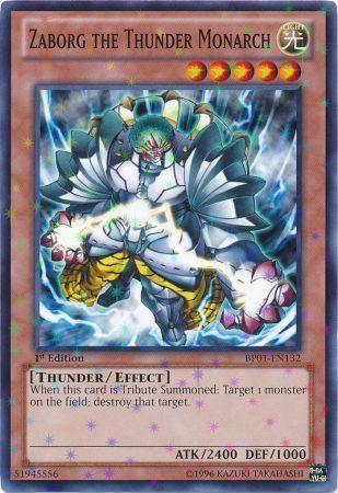 Zaborg the Thunder Monarch [BP01-EN132] Starfoil Rare - Josh's Cards